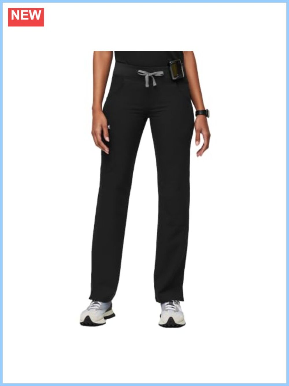 FIGS Kade Cargo Scrub Pant Straight Leg Yoga Waist Medical Work